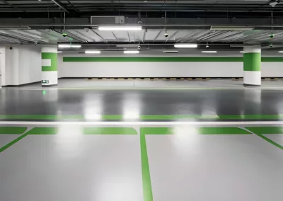 suelos parking y garajes con poliuretano -pintura poliuretano- acabados de poliuretano- pavimentos poliretano en aparcamientos, parking, talleres