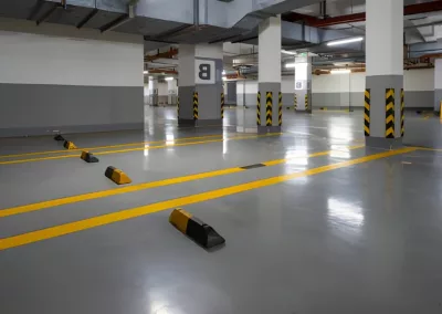 suelos parking y garajes con poliuretano -pintura poliuretano- acabados de poliuretano- pavimentos poliretano en aparcamientos, parking, talleres
